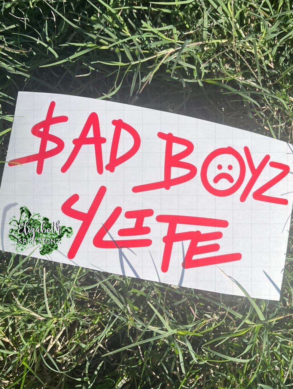 Sad Boyz 4Life Car Decal