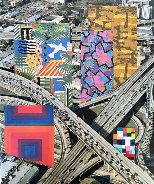 Image of highways collage