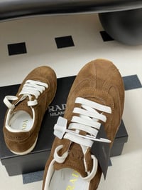 Image 4 of Pràda Suede Sneakers