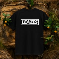 Image 2 of Leazes Tee - Front & Back Logo - BLACK