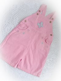 Gingham Dungarees 18-24m