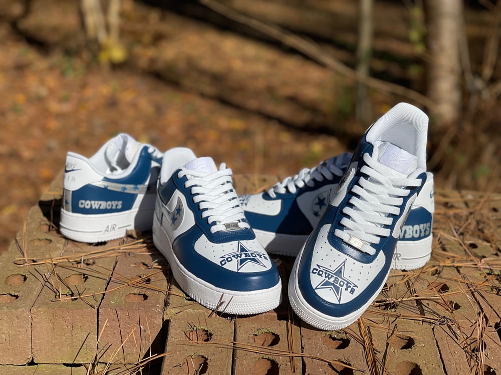 Image of Custom Dallas Cowboys Nike Air Force One 