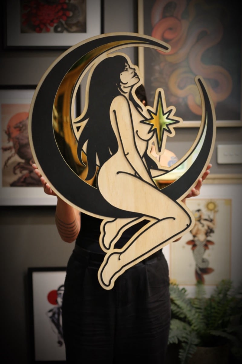 Image of Lady of the Moon - Artwork - Wall Art