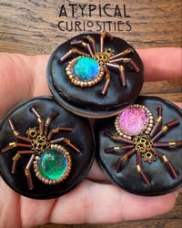 Image 1 of Dichro spider brooch (4cm) 9 available 