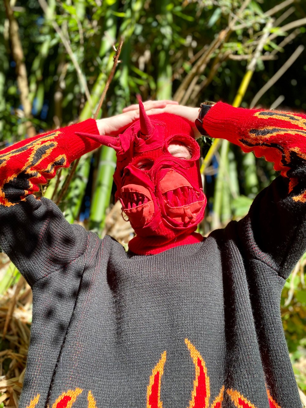 TRI-FACE DEMON SKI MASK