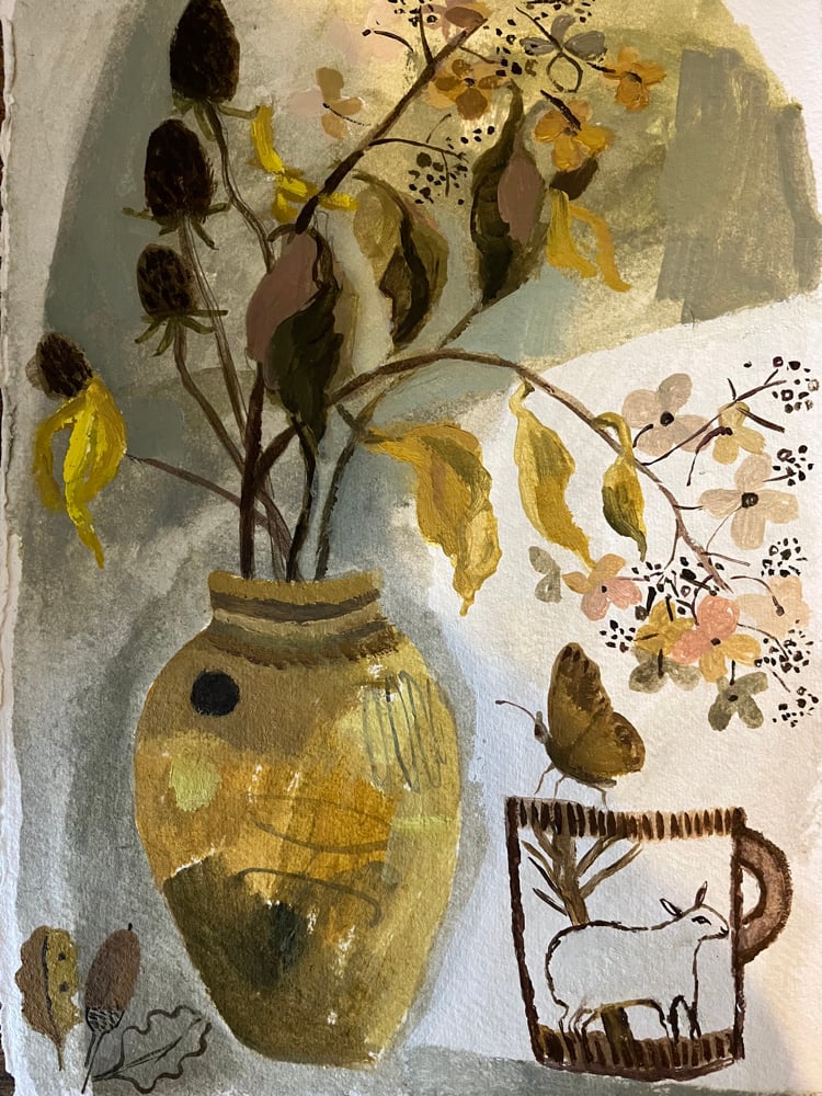 Image of Autumn in the studio 