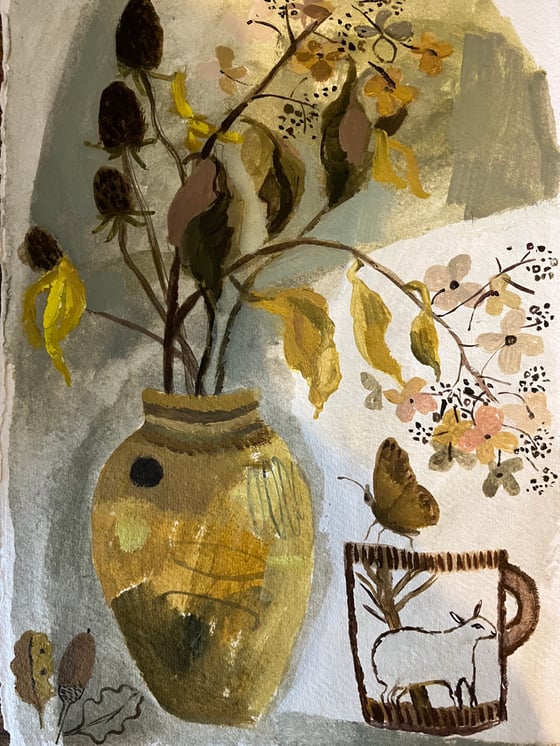 Image of Autumn in the studio 
