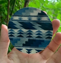 Image 1 of Blue Weaving Sticker