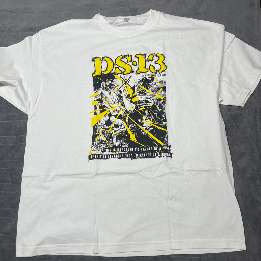 Image of DS-13 2017 west coast tour shirt (XXL, unworn)