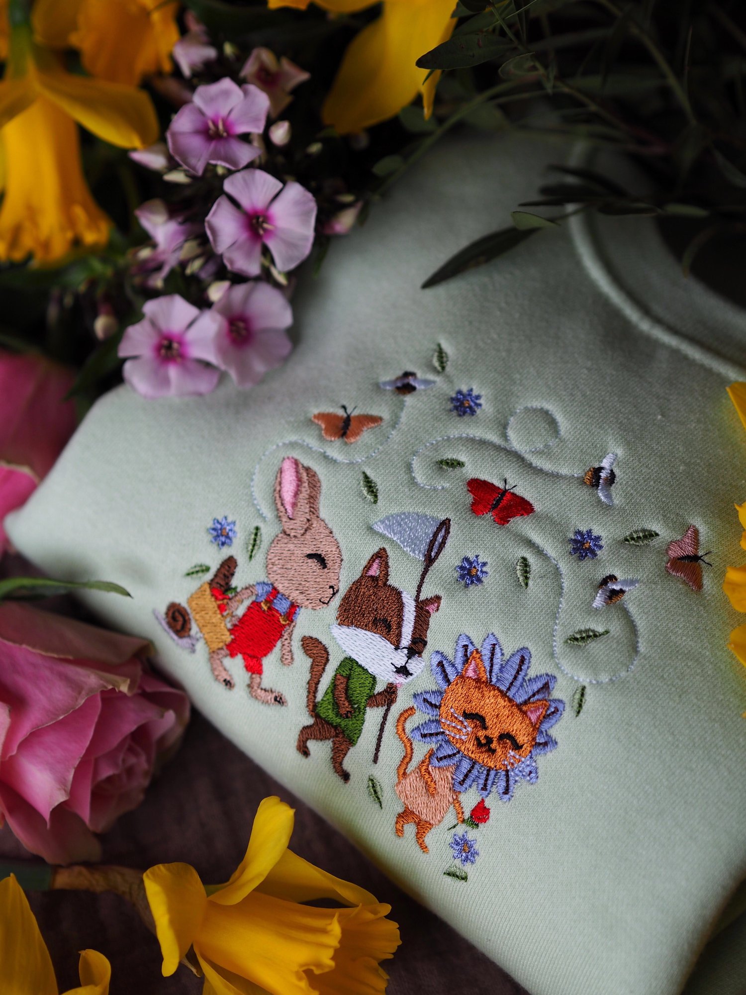 Image of A Year Of Adventures - Spring Edition - Pastel Green Sweater