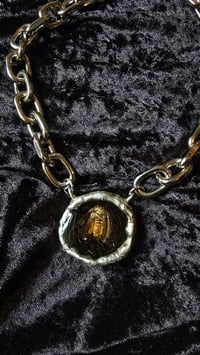 Image 1 of Moth and root chunky necklace