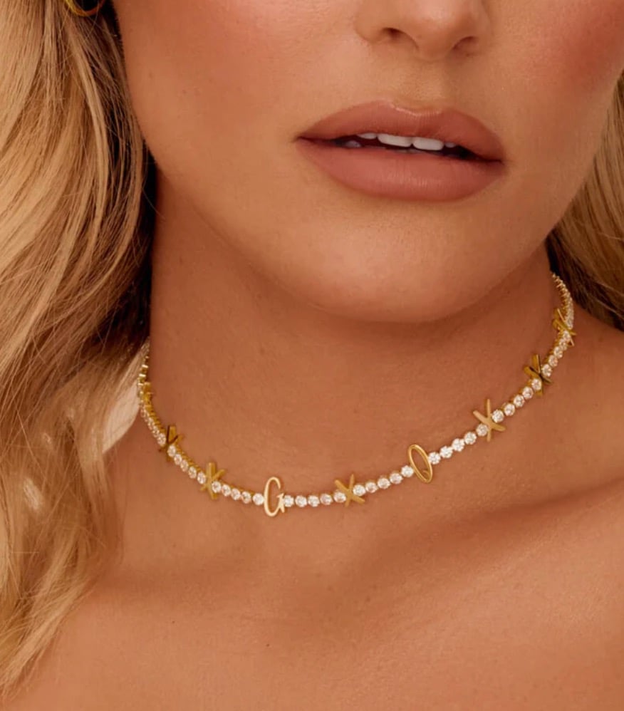 Online gold choker on sale necklace