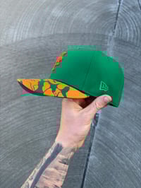 Image 4 of  KELLY GREEN GATORADE NEW YORK METS CUSTOM FITTED CAP