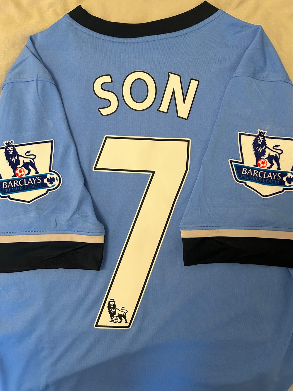 Image of Tottenham Hotspur “SON 7” 2015/16 Away Shirt + PL patches (S) 