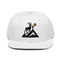 Image 4 of Christian Sportsman's Assoiation - Branded Black Back logo Flat Bill Snapback Hat