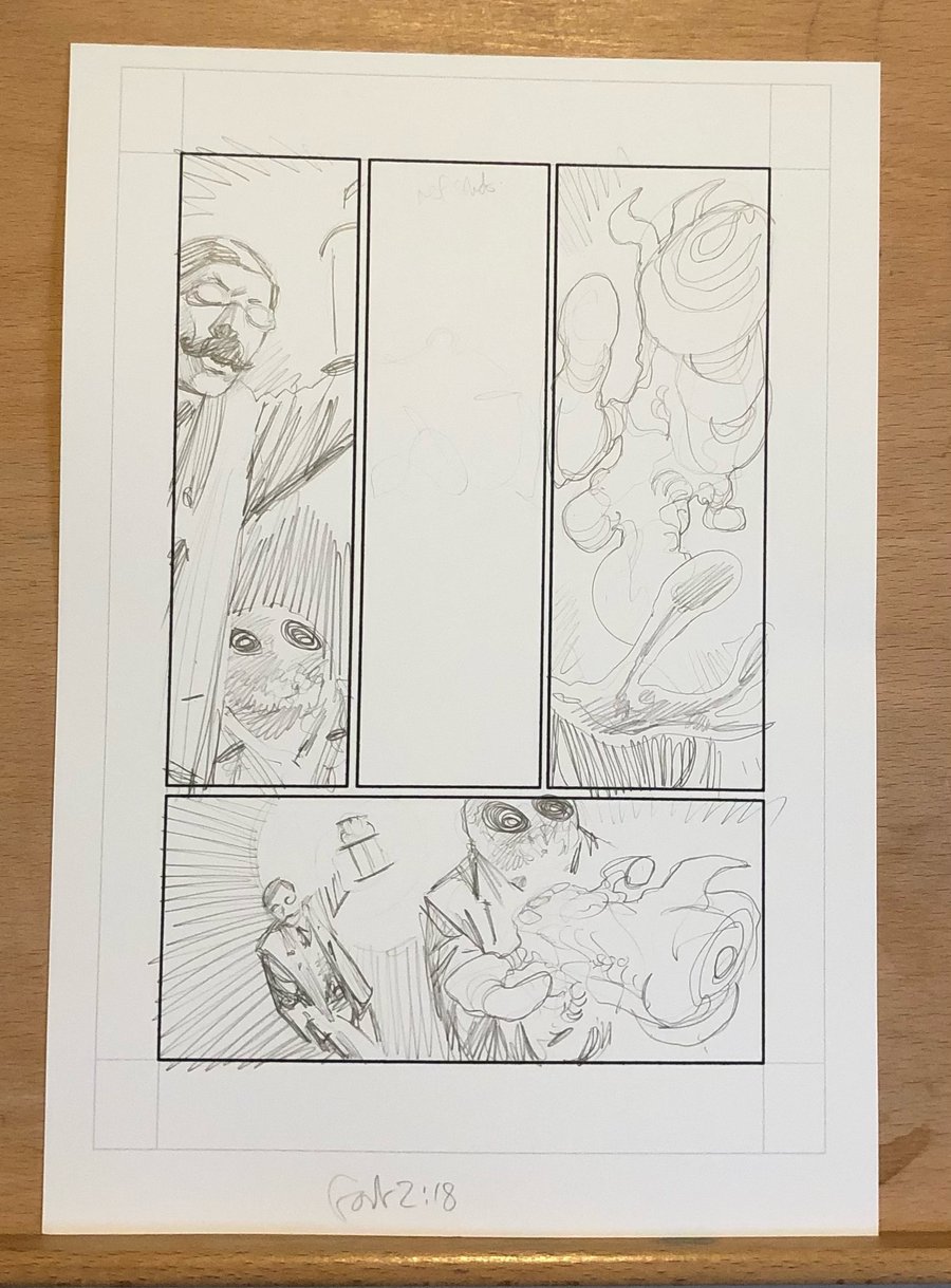 Image of Fort issue 2 page 18 pencils