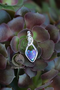 Hand Crafted Sterling Silver Wire Wrapped Turquoise Heart Pendant