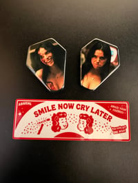 Image 1 of Smile now Cry Later Coffin Button/Sticker Pack