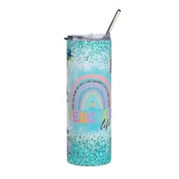 Image 1 of Teal Teacher Stainless Steel Tumbler