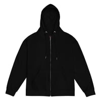 Image 2 of Unisex zip hoodie - Locally Hated Merch - Silence 