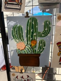 Image 1 of Cactus painting 