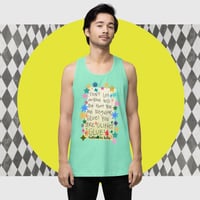 Image 11 of Glitter Glue Men’s premium tank top
