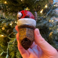 Image 2 of Adventureland mask wood finish (free shipping)