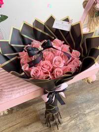 Image 2 of 2 dozen pink Bouquet 