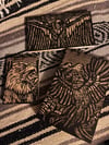 Eagle, Quetzal, & Condor Woodcut Series 
