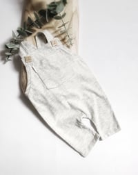 Image 1 of Newborn boys romper Dylan - light grey melange
