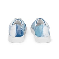 Image 3 of Women’s lace-up canvas shoes Blue