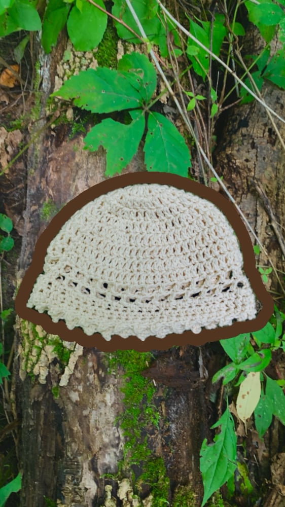 Image of White Garden Cap