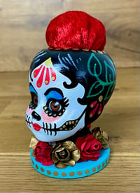 Image 1 of Day of the Dead Doll Pin Cushion