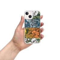 Image 16 of Art Nouveau Inspired Colorful Quartet Boho Hippie Floral Sketch Clear Case for iPhone®