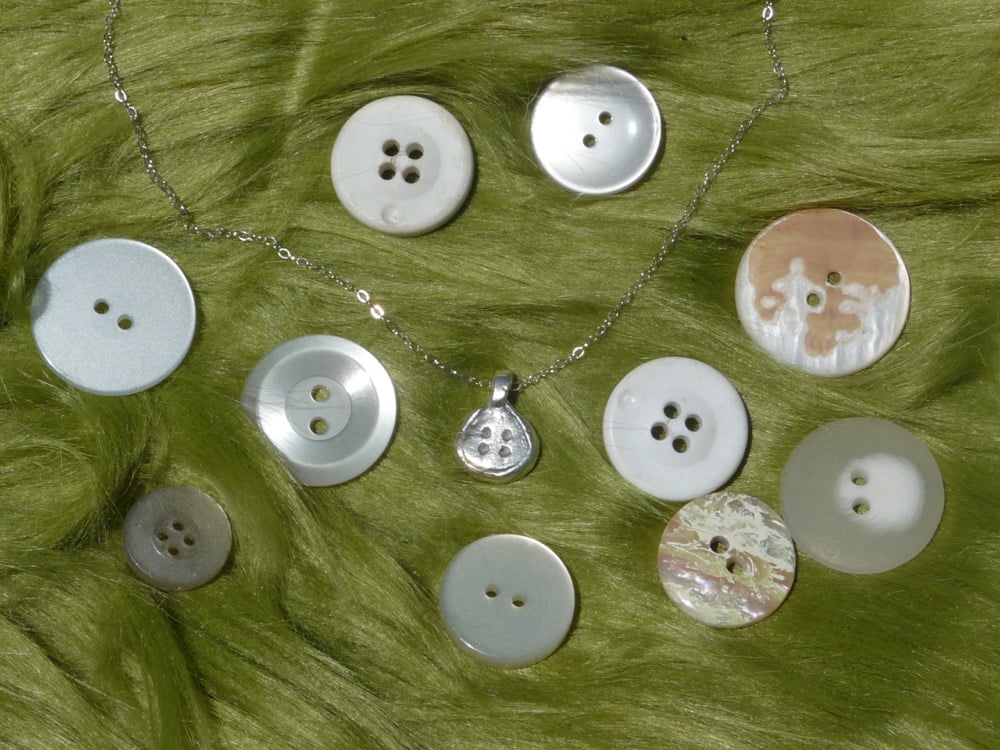 “Cute As A Button” Made to Order Necklace