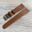 Wild Pigskin Strap / Simple Stitching - Camel