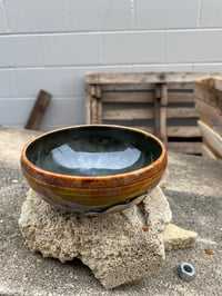 Image 2 of Pistachio Bowl w/Petal Motif