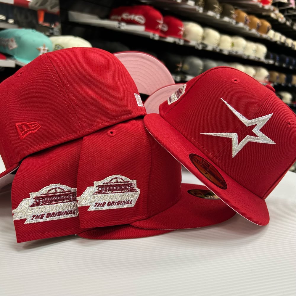 New Era 59Fifty Scarlet Metallic Iris 