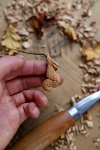 Image 3 of Fox Pendant Necklace. 