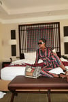 STRIPED TRIBAL JUMPSUIT & BIKINI (US 10) 