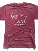Image of Men's- Maroon Rhino T-Shirt