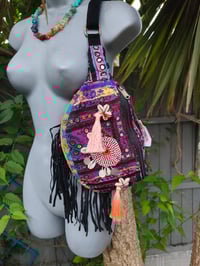 Image 2 of Ibizan bum bag Purples
