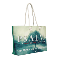 Image 1 of Oversized bag /purse (Psalms 