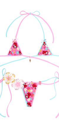 Image 2 of My melody flower bikini