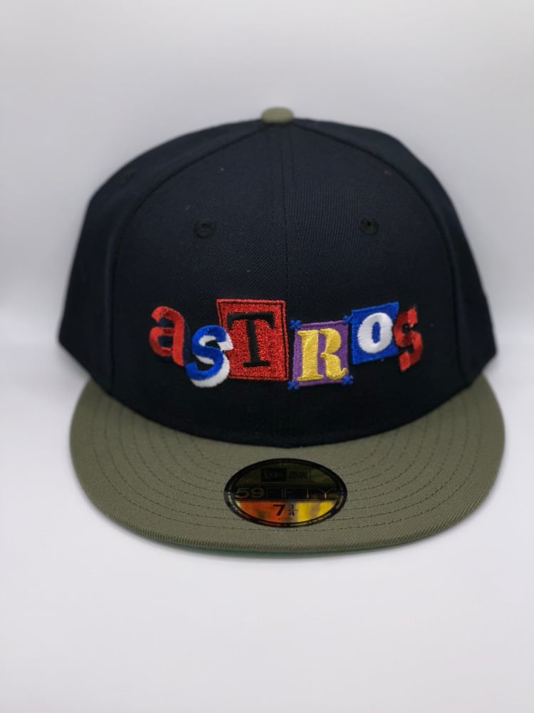 Houston Astros Hat Club "Ransom Note" 7 1/4