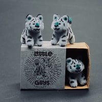 Fuzzy Silver Tiny Tiger