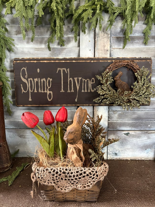#2-Spring Thyme basket