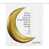 Image 1 of She is Fire Shower Curtain