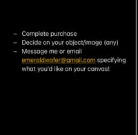 Image 2 of CUSTOM MICRO CANVAS (December special)  