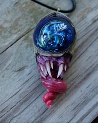 Image 15 of Alien Galaxy Eye, twisted tongue pendant, ooak